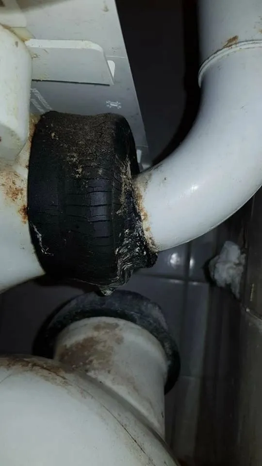 Plumbing pipework checked during a property inspection