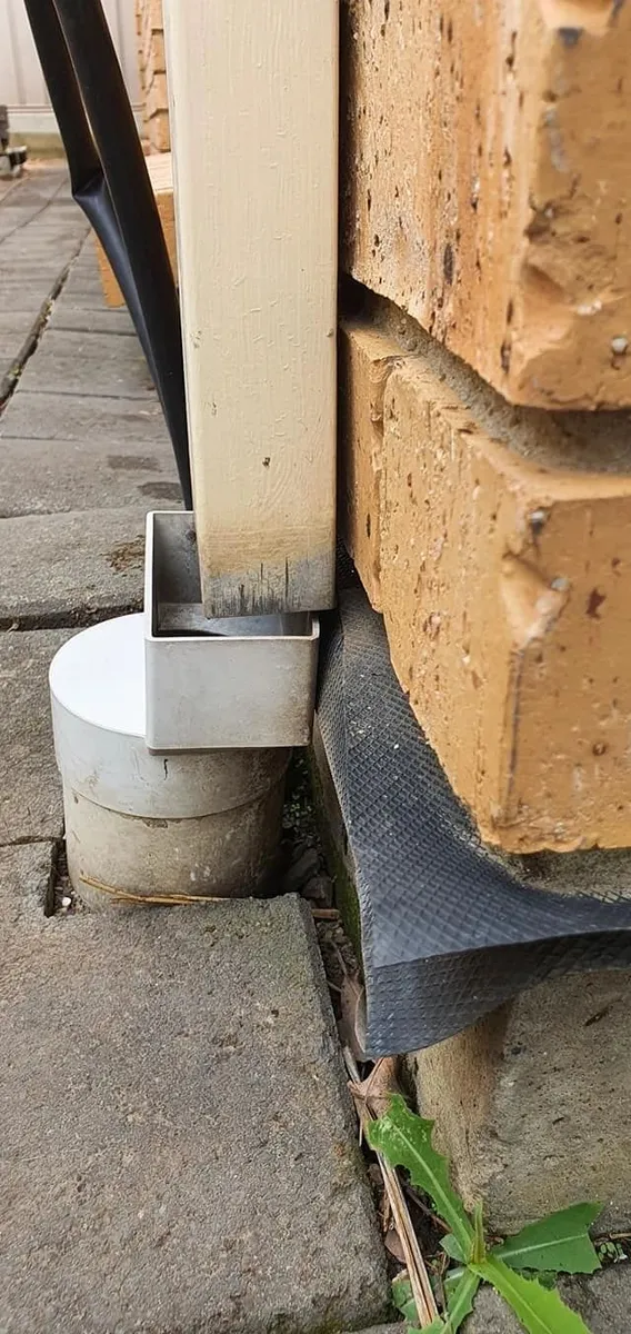 Timber framing detail inspected for defects